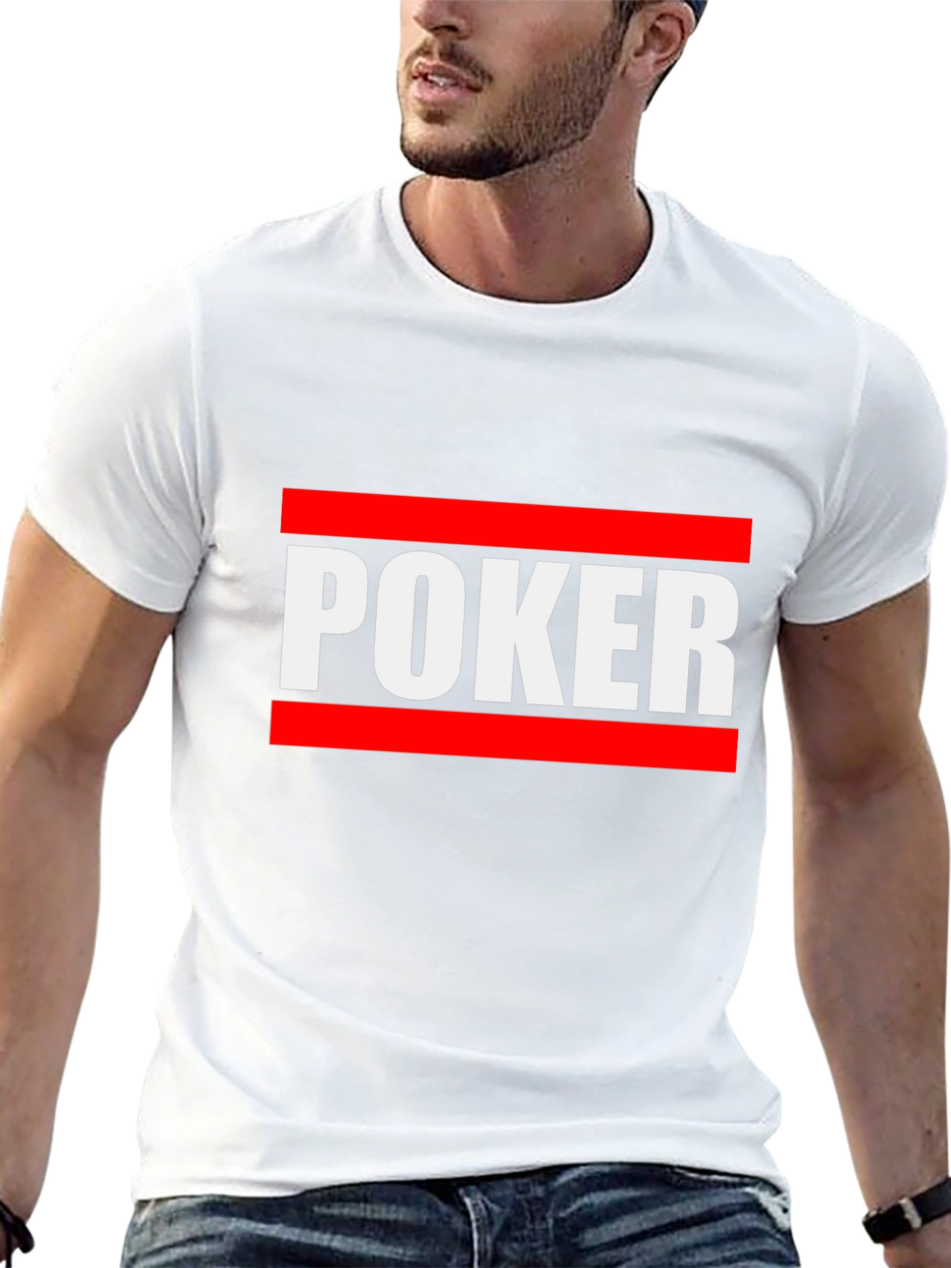 Poker Graphic Tee - Black Casual Shirt