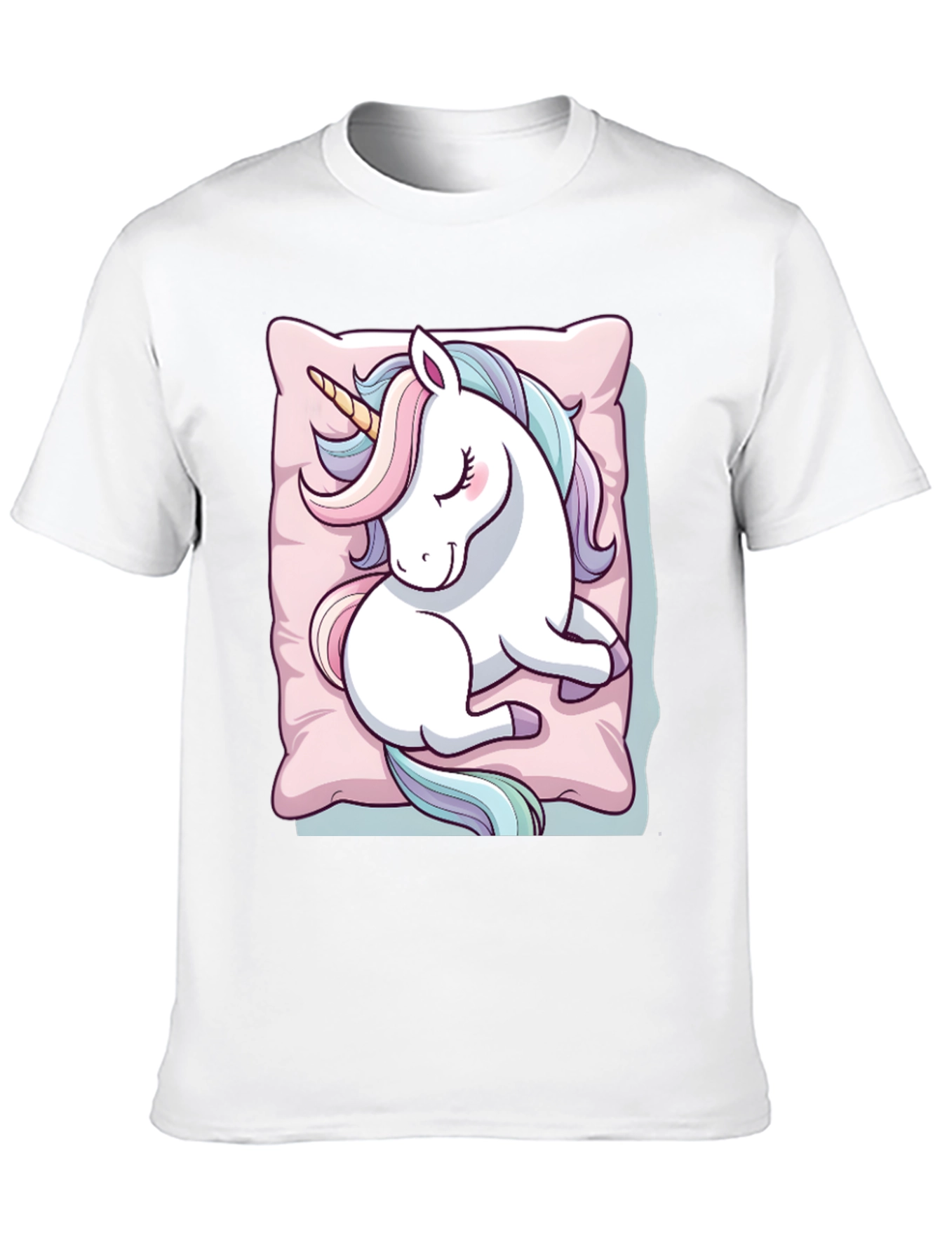 Sleeping Unicorn Graphic T-Shirt