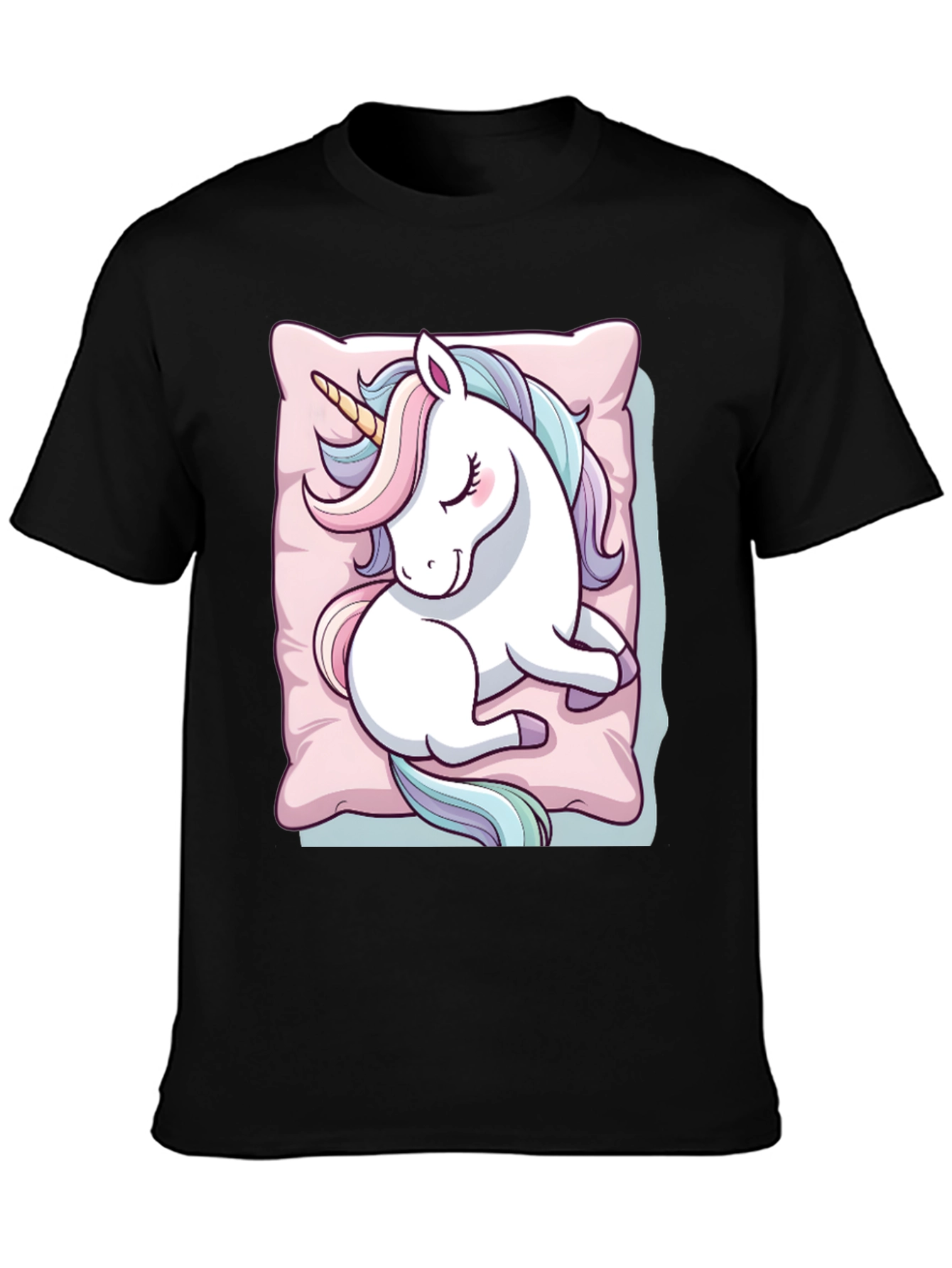 Sleeping Unicorn Graphic T-Shirt