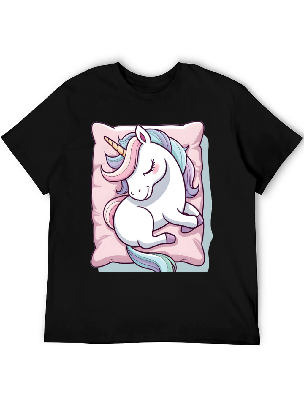 Sleeping Unicorn Graphic T-Shirt