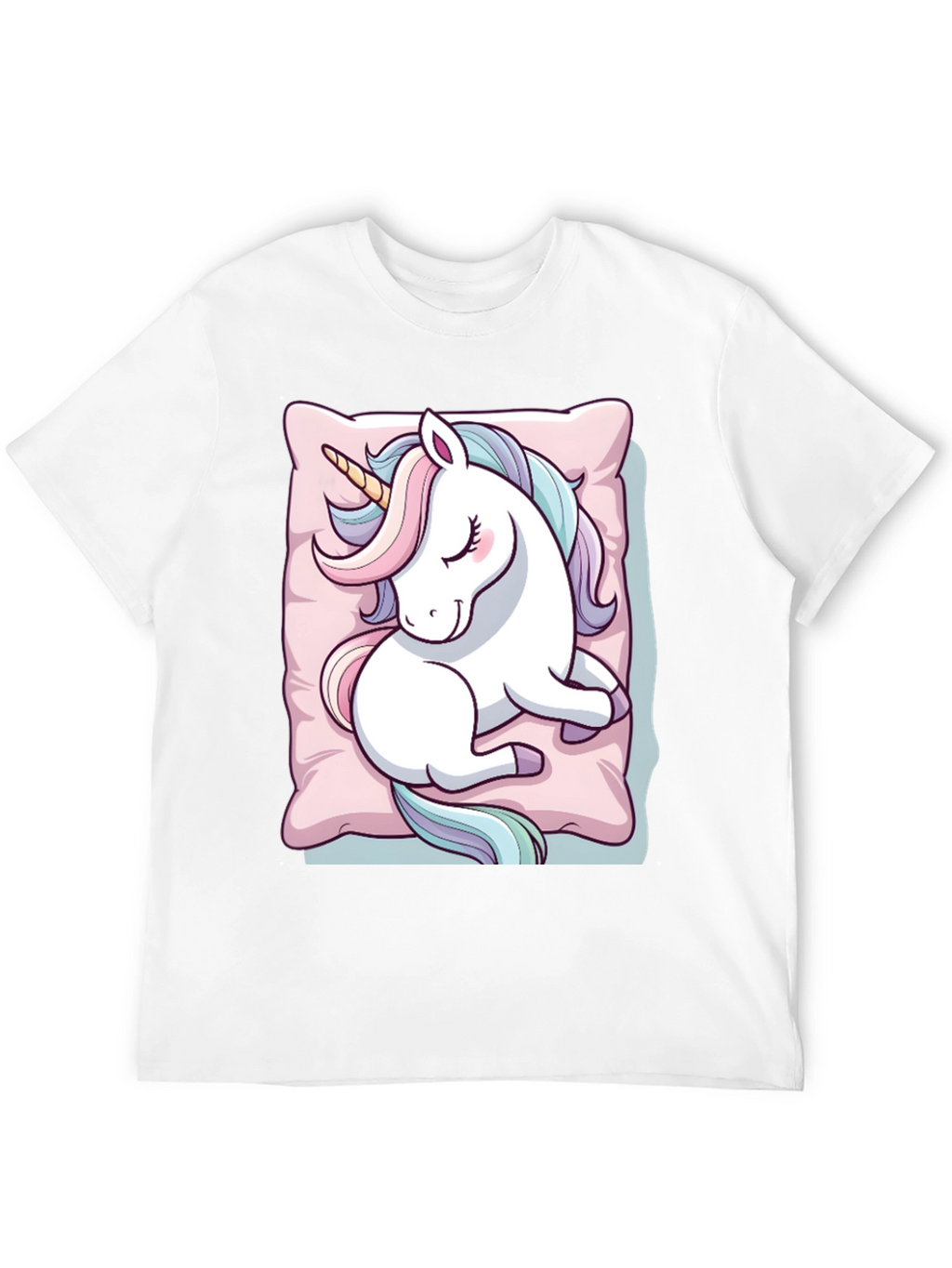 Sleeping Unicorn Graphic T-Shirt