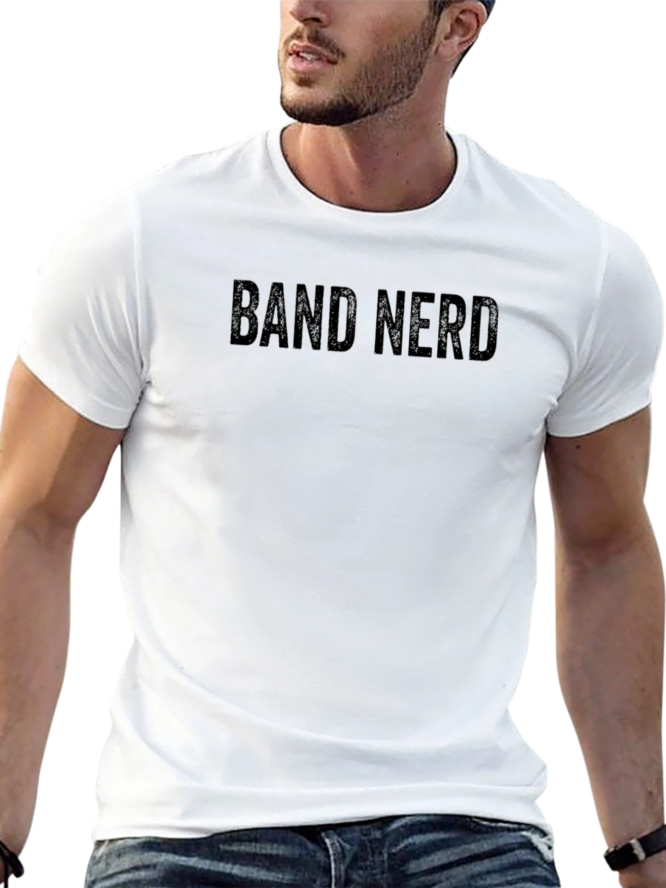 Band Nerd T-Shirt - Black Crew Neck Tee