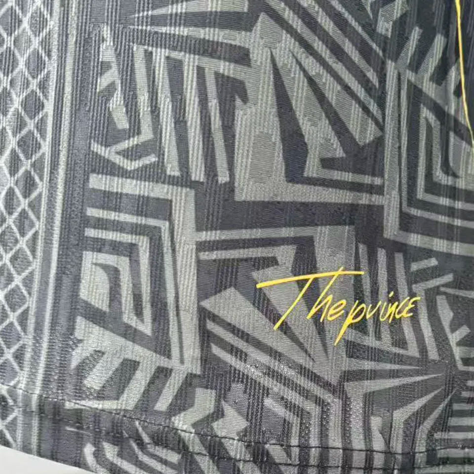 2026 Brazil Special Edition Black Player Version Soccer Jersey Detail 4