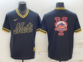 Men's New York Mets Black Replica Player Jerseys