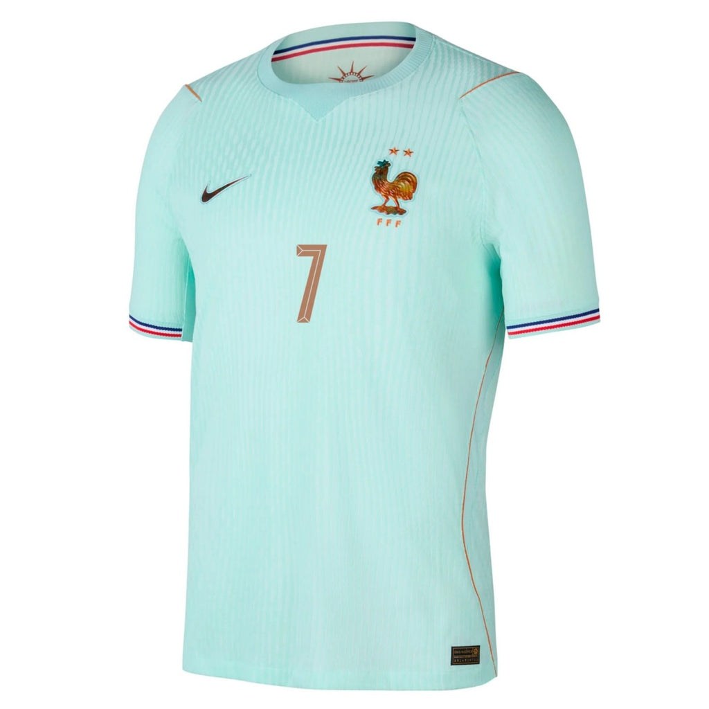 DEMBELE #7 France Away Match Jersey Player Version World Cup 2026 Back
