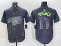 Men's Tampa Bay Rays Isaac Paredes #17 Charcoal 2024 City Connect Limited Player Jerseys