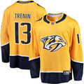 Men's Nashville Predators Yakov Trenin #13 Gold Home Breakaway Jerseys