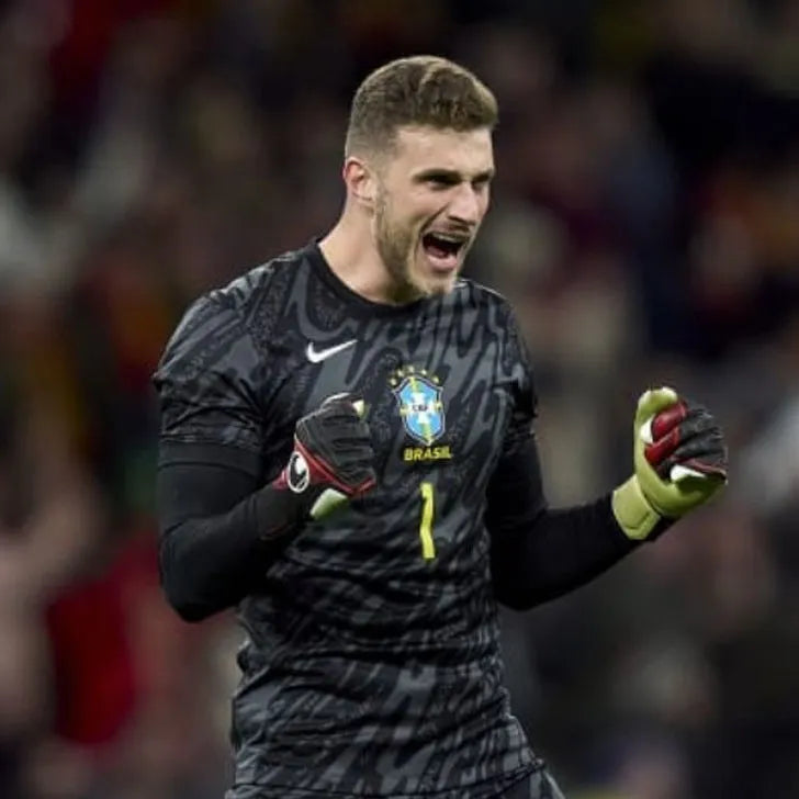 2024/25 Brazil Black Goalkeeper Fans Jersey Back