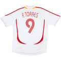 Torres #9 Retro Spain Away Jersey World Cup 2006 Front
