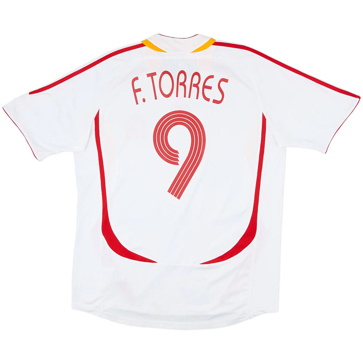 Torres #9 Retro Spain Away Jersey World Cup 2006 Front
