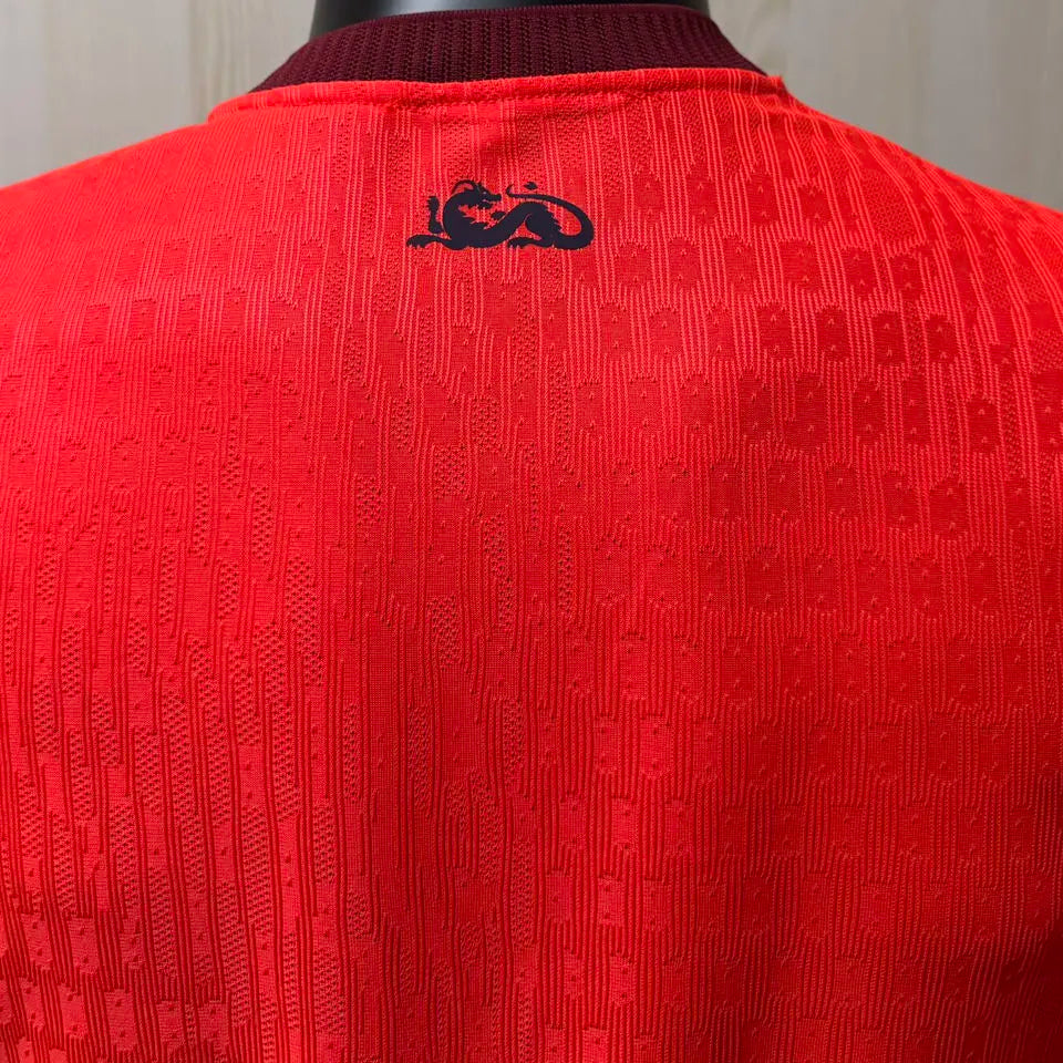 2026/27 China Home Red Player Version Soccer Jersey Detail 2