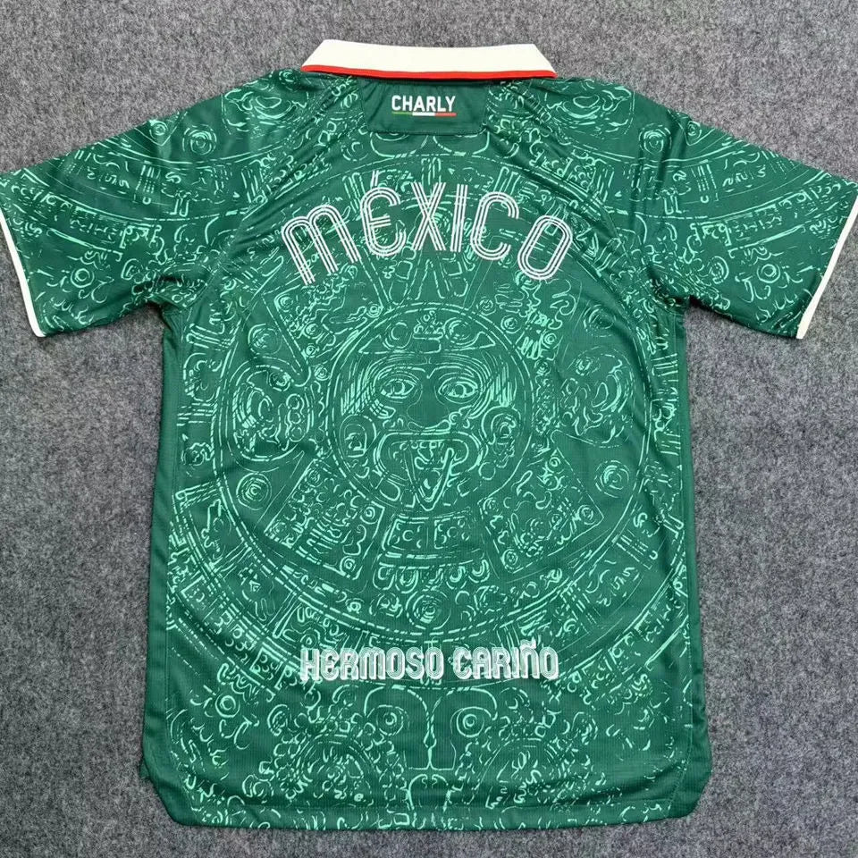 2024/25 Mexico Commemorative Edition Green Fans Soccer Jersey Back