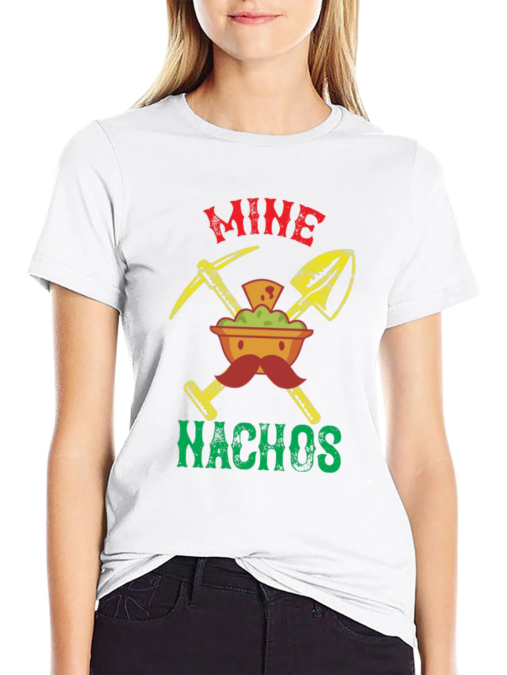 Mine Nachos Graphic T-Shirt - Novelty Food Tee