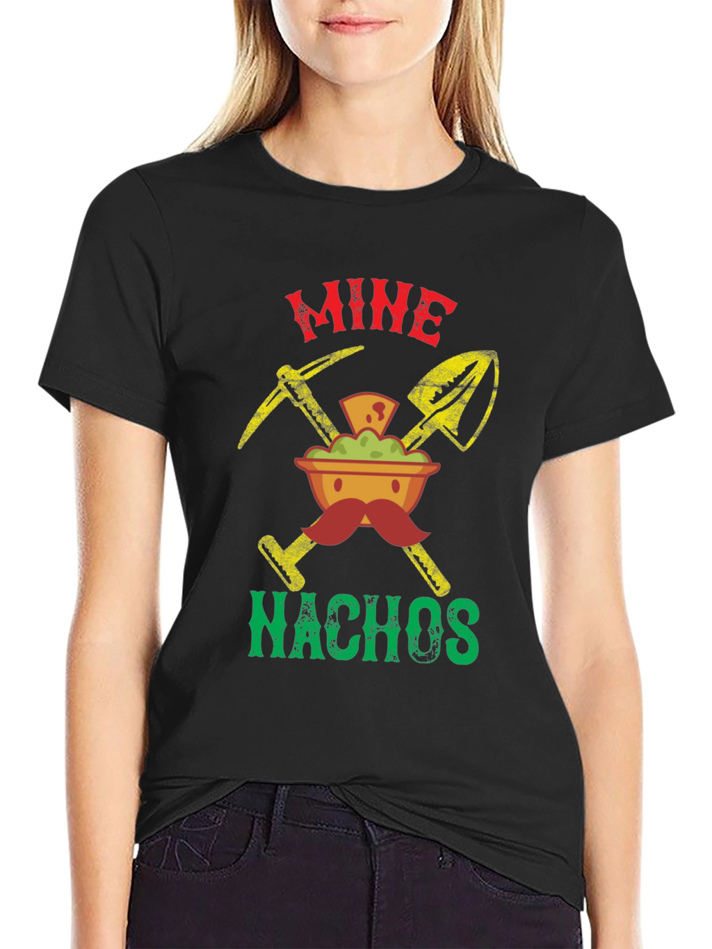 Mine Nachos Graphic T-Shirt - Novelty Food Tee