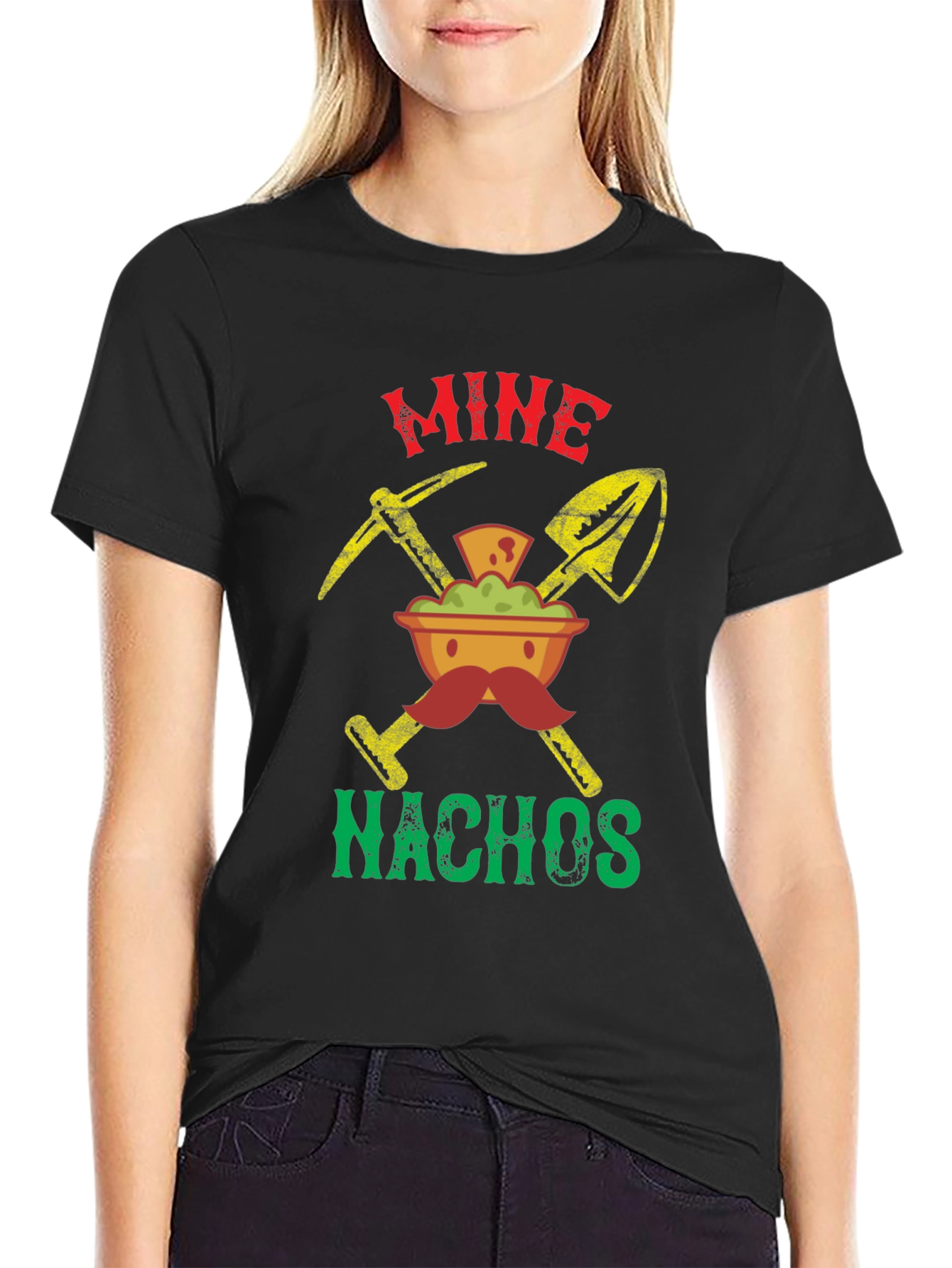 Mine Nachos Graphic T-Shirt - Novelty Food Tee