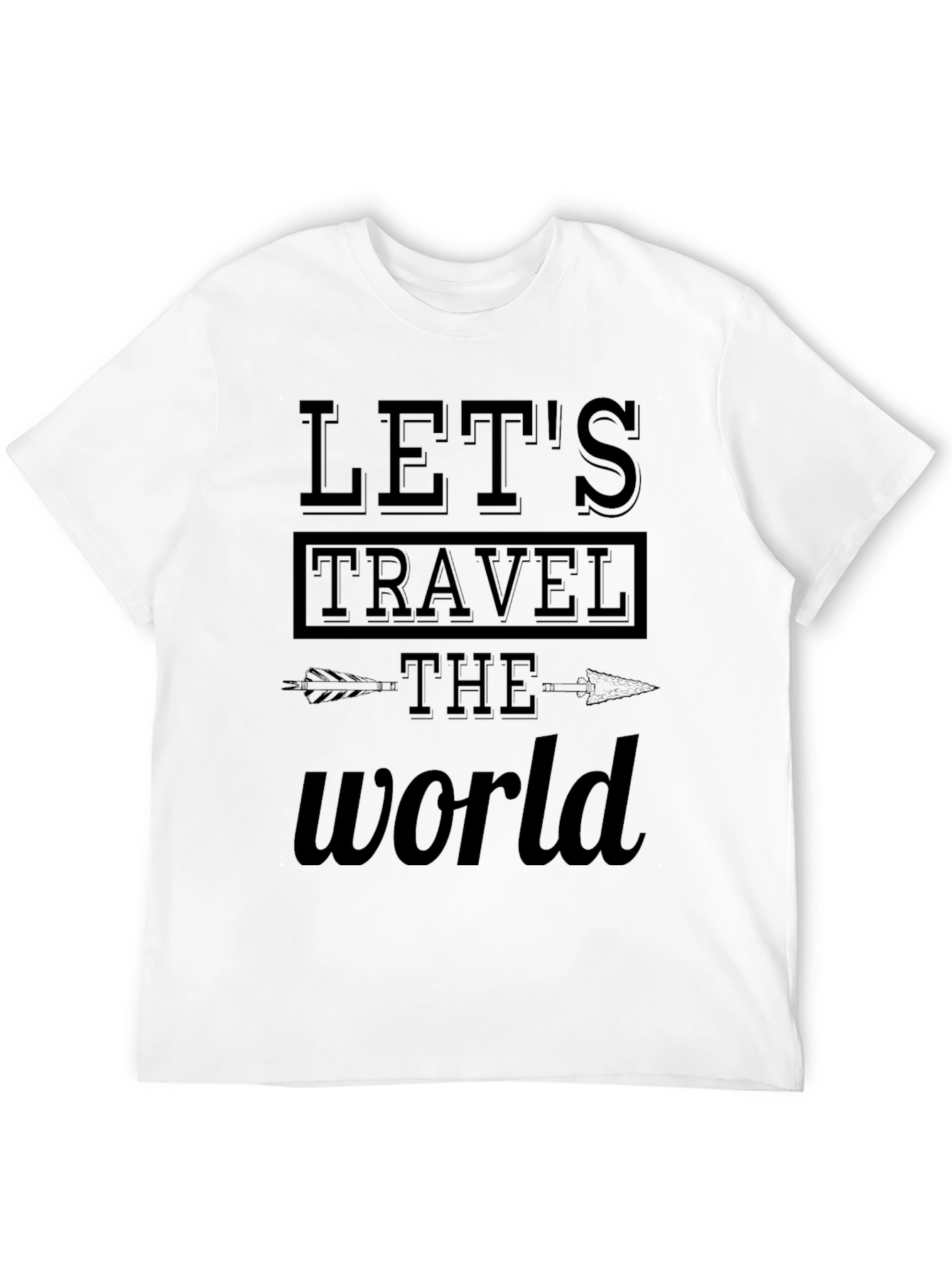 Lets Travel the World Graphic T-Shirt