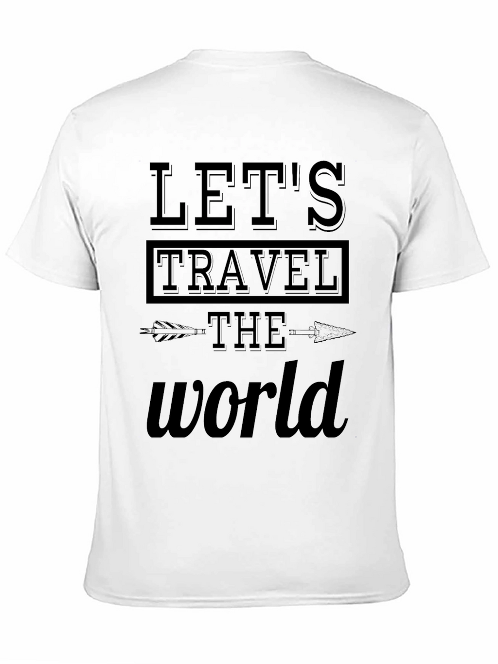Lets Travel the World Graphic T-Shirt