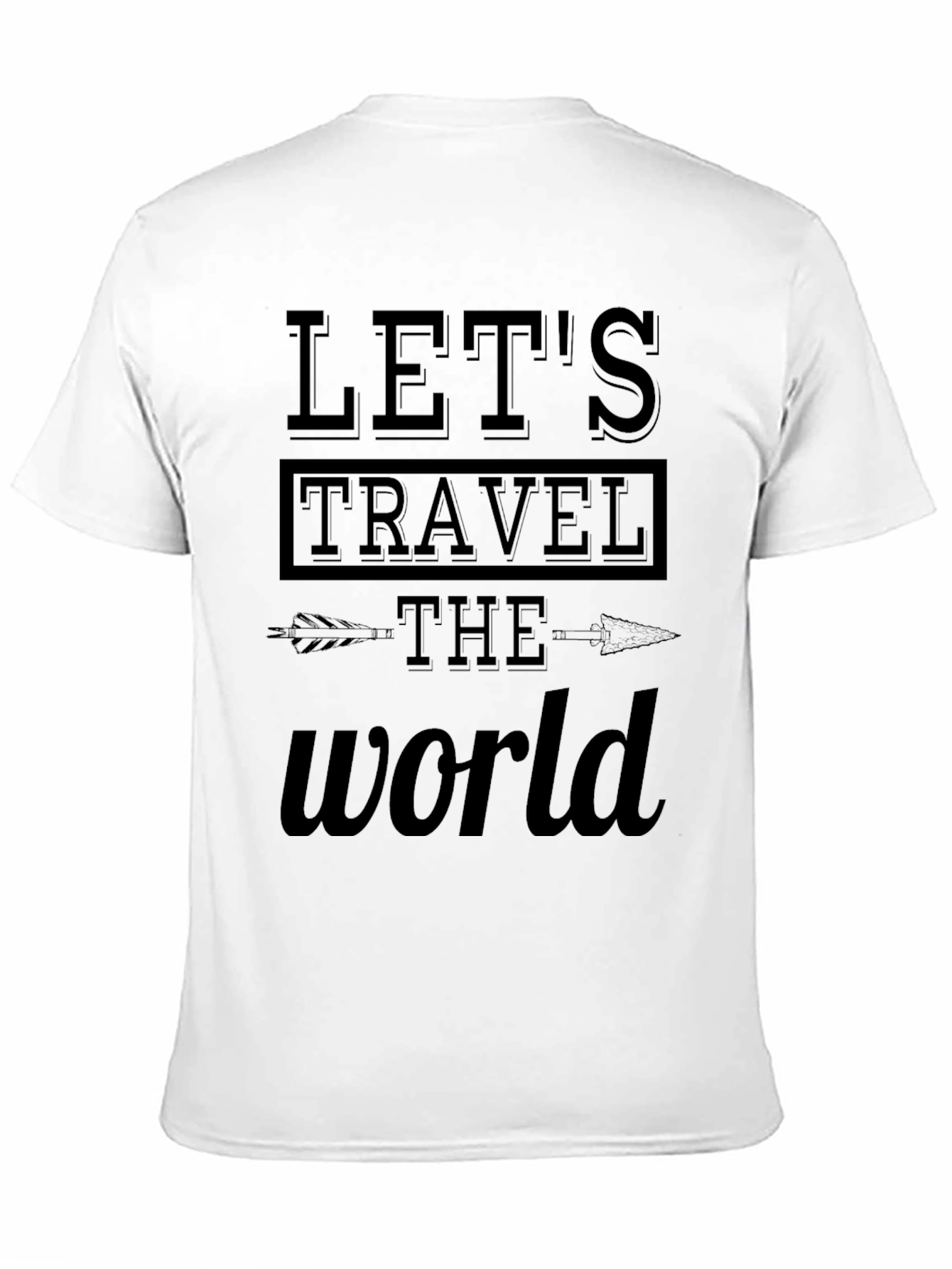 Lets Travel the World Graphic T-Shirt