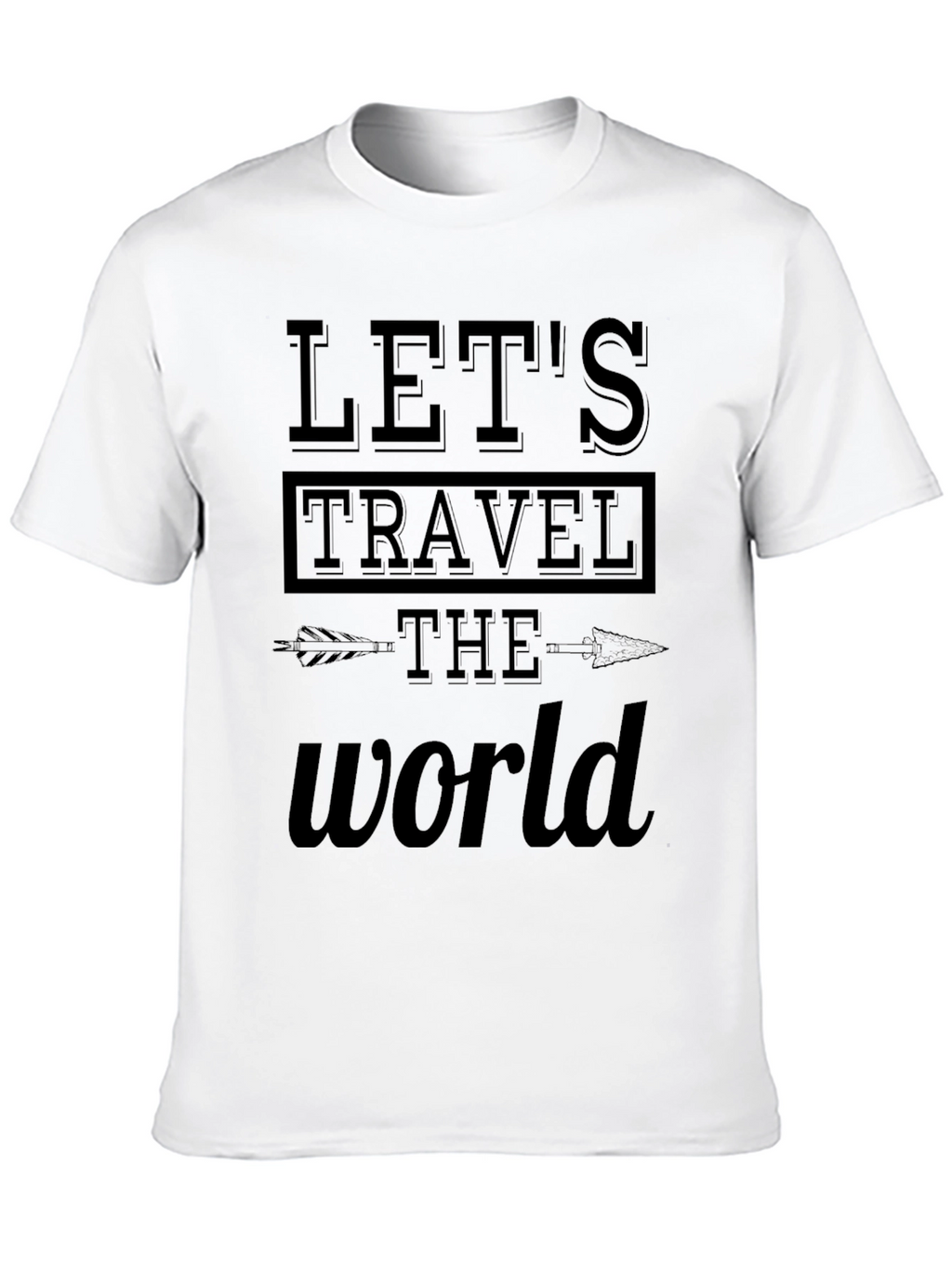 Lets Travel the World Graphic T-Shirt