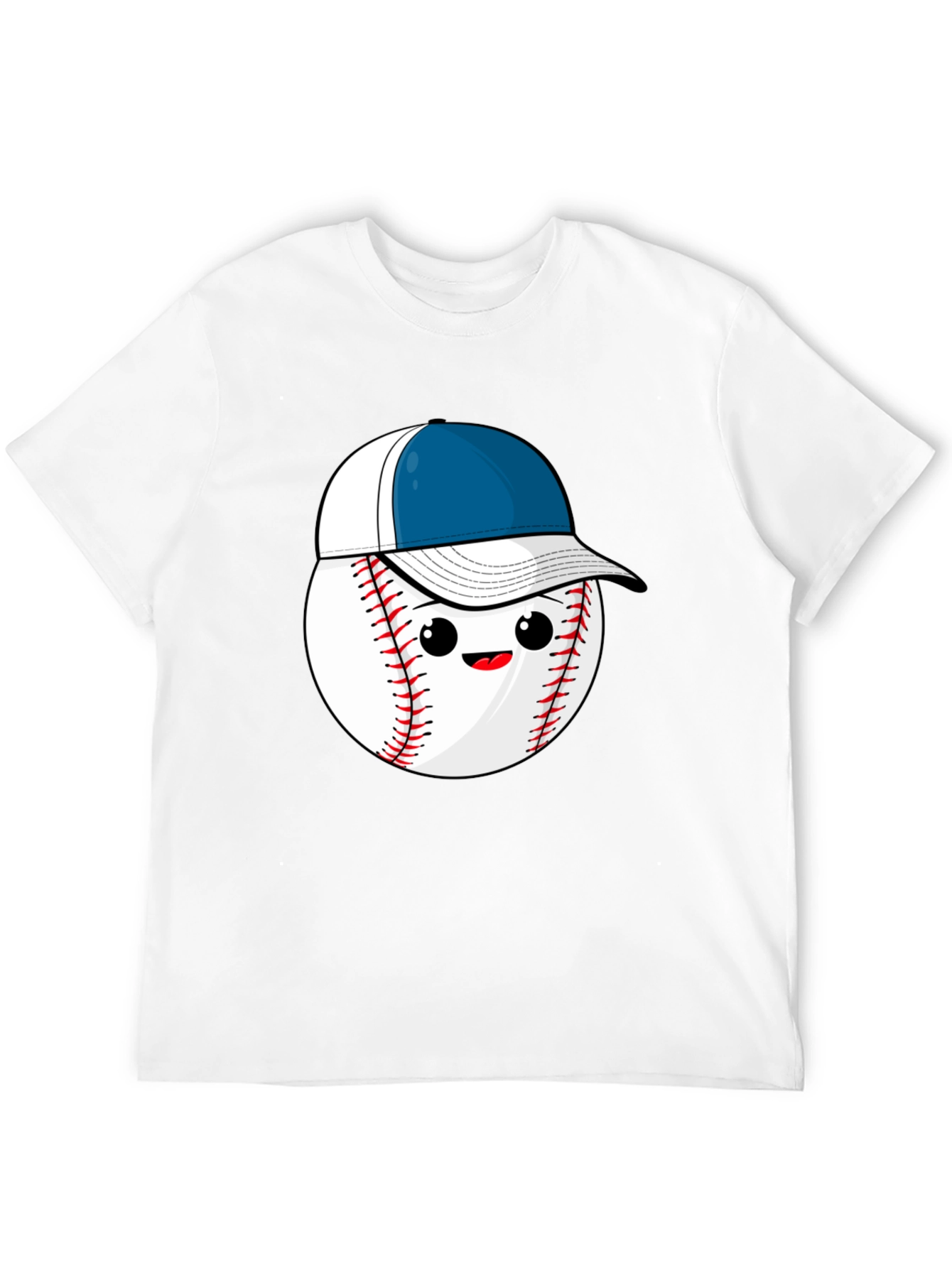 Baseball with Hat Graphic Tee