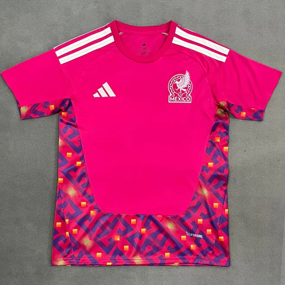 2026/27 Mexico Red Goalkeeper Soccer Jersey Front