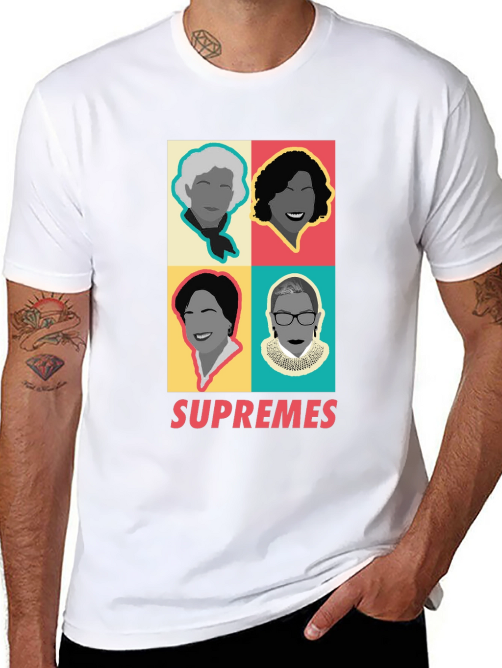 Feminist Icon Supreme Court Justices Graphic T-Shirt
