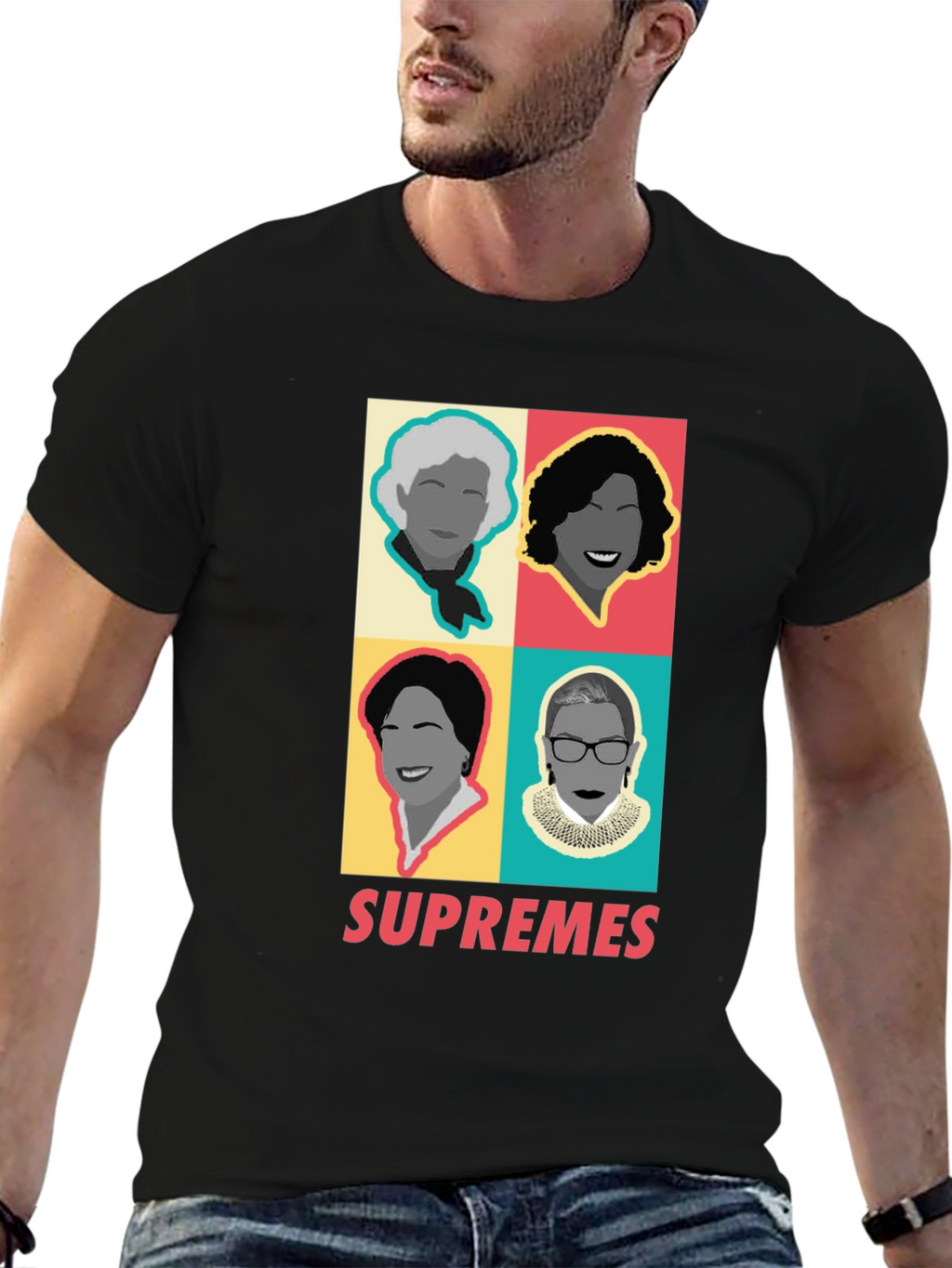 Feminist Icon Supreme Court Justices Graphic T-Shirt