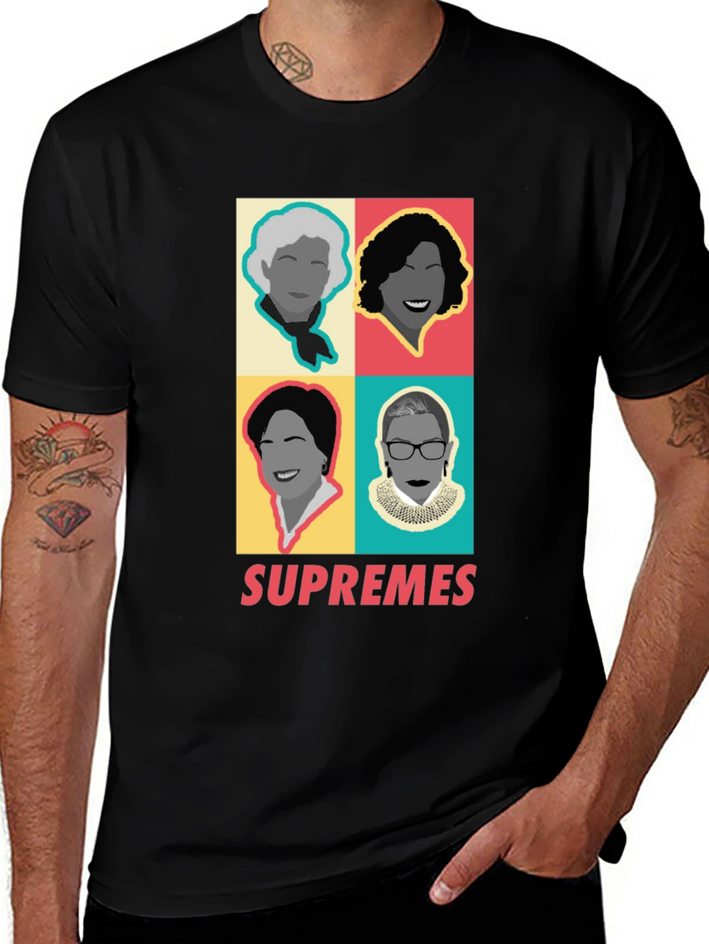 Feminist Icon Supreme Court Justices Graphic T-Shirt