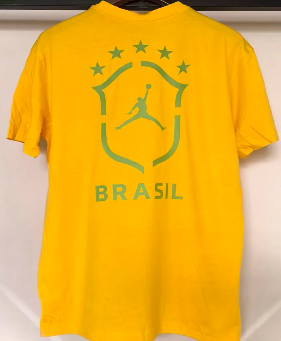 2026/27 Brazil Yellow Pure Cotton Jersey Front