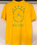 2026/27 Brazil Yellow Pure Cotton Jersey Front
