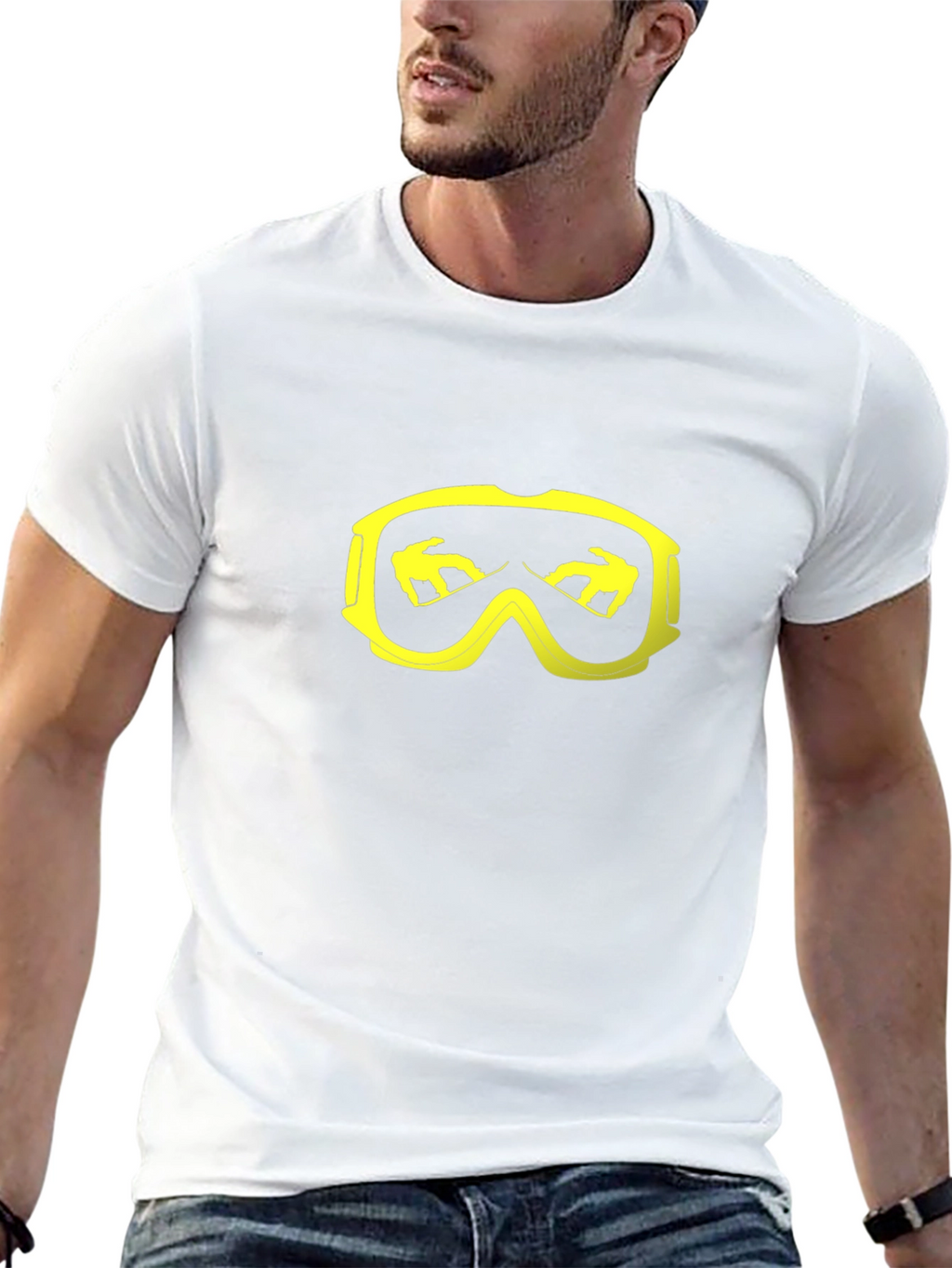 Cool Ski Goggles Graphic T-Shirt