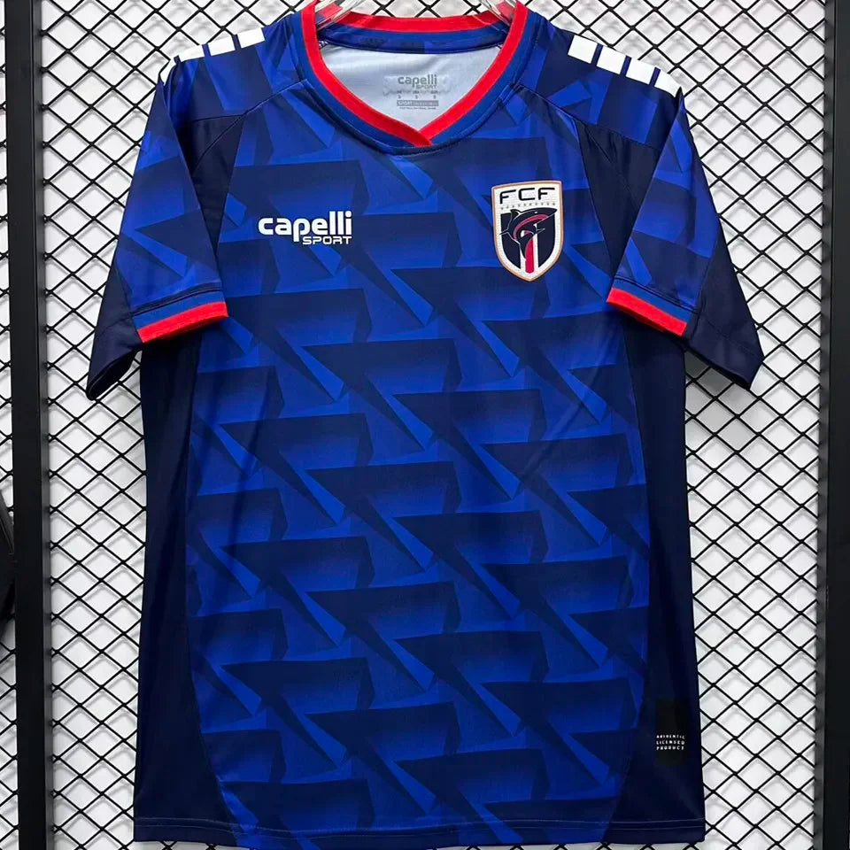 2026/27 Cabo Verde Home Blue Fans Soccer Jersey 佛得角 Detail 1