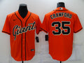 Men's San Francisco Giants Brandon Crawford #35 Orange Replica Baseball Jerseys