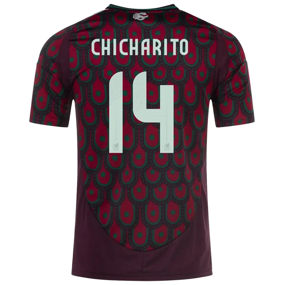 2024/25 Mexico 1:1 Quality Home Fans Soccer Jersey Detail 4