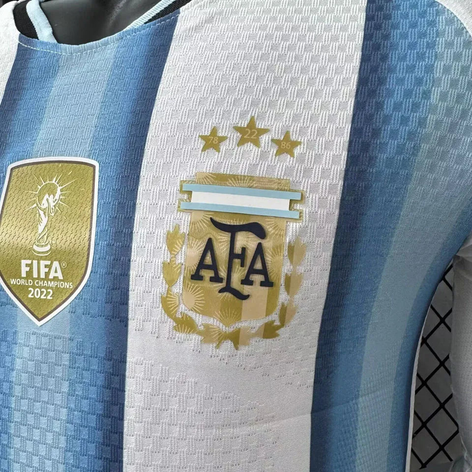2026/27 Argentina Home Player Version Long Sleeve Soccer Jersey 背上有1893 Detail 2