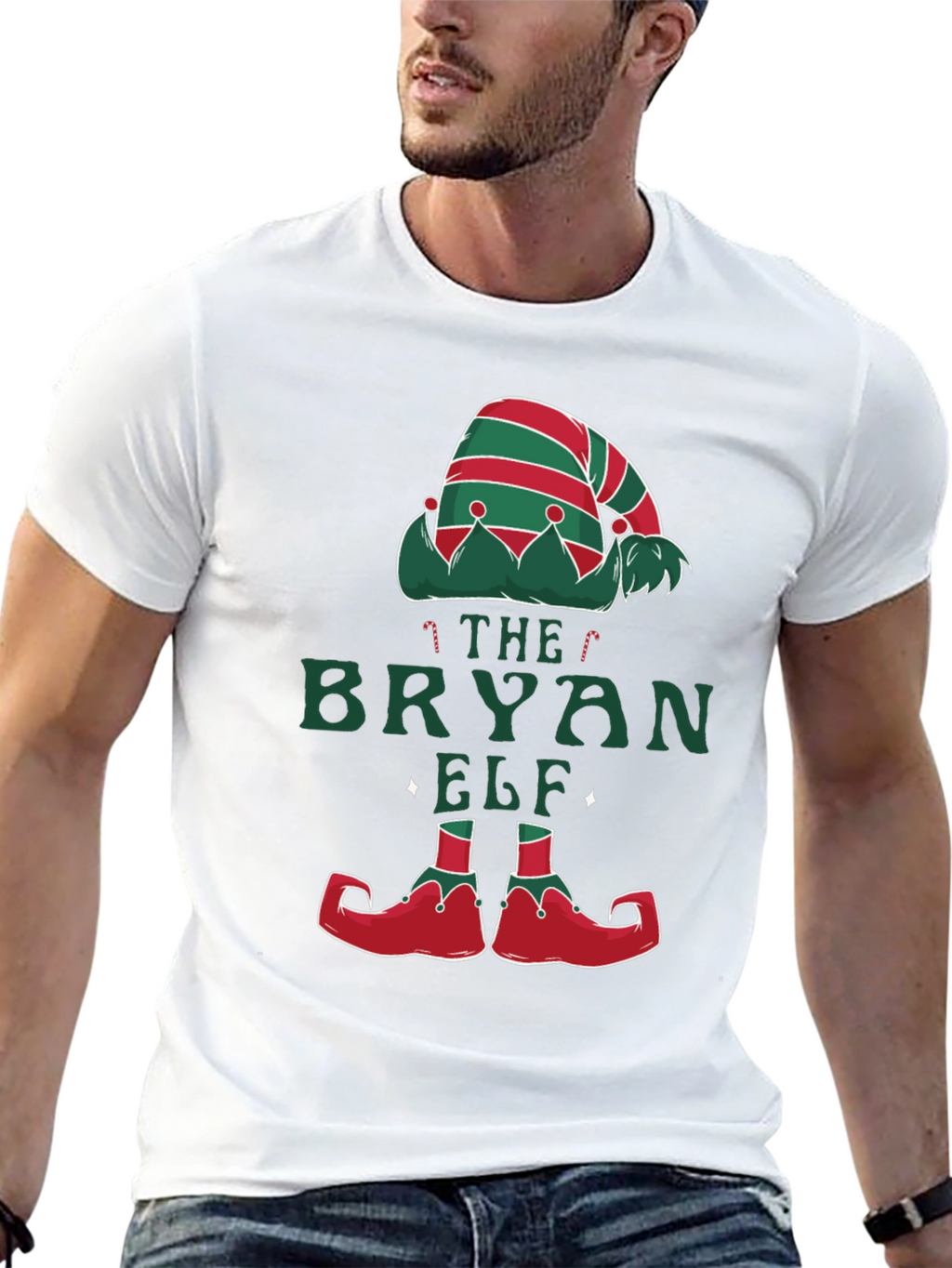 The Bryan Elf Christmas T-Shirt - Holiday Apparel