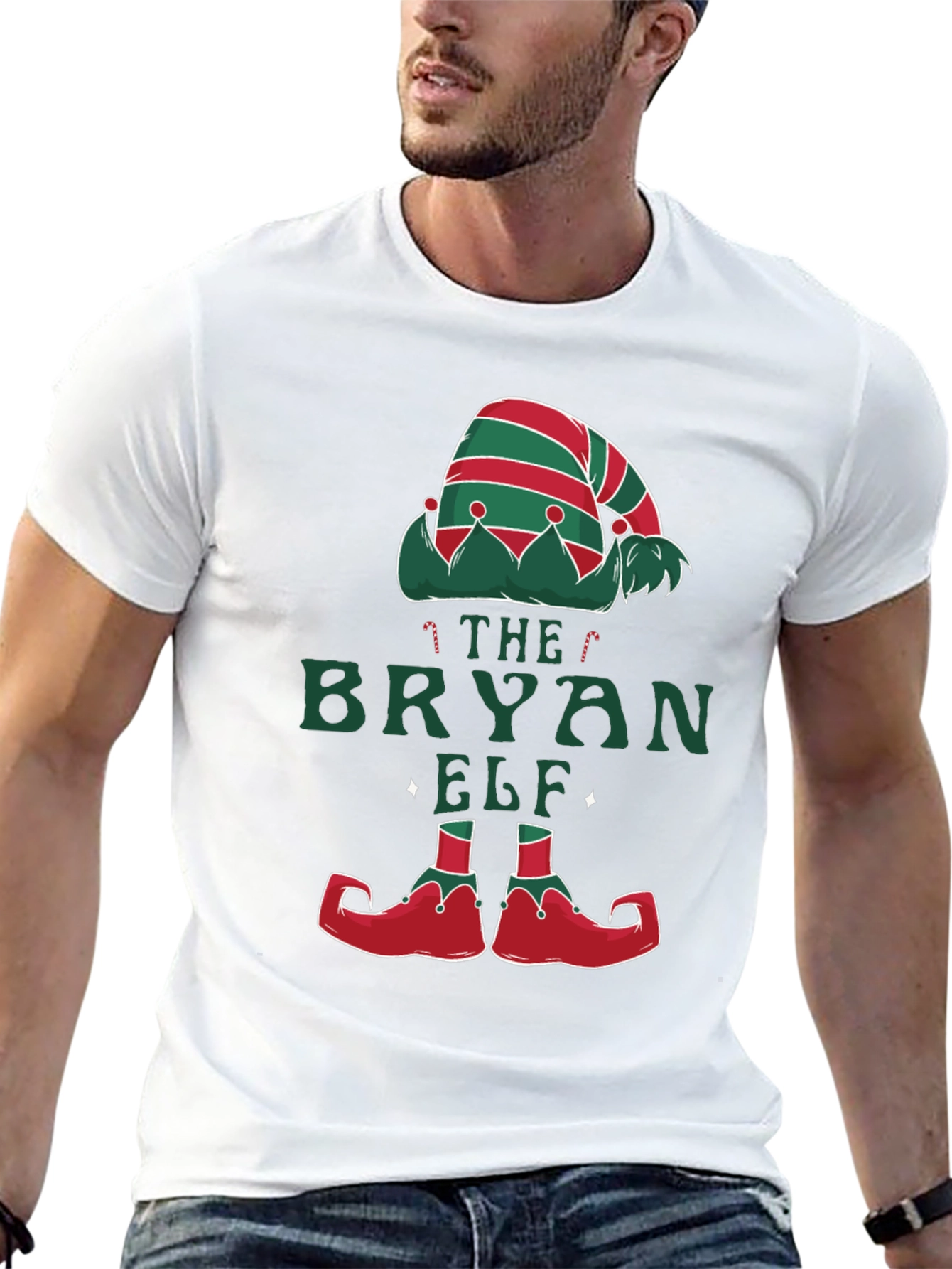 The Bryan Elf Christmas T-Shirt - Holiday Apparel