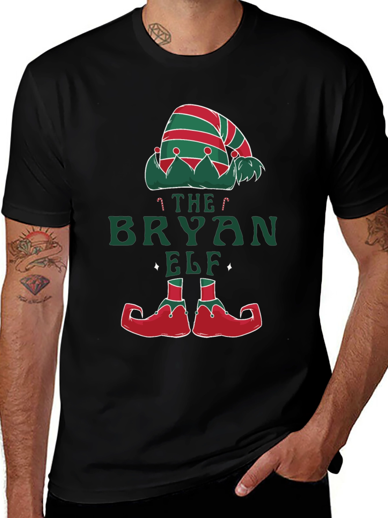 The Bryan Elf Christmas T-Shirt - Holiday Apparel