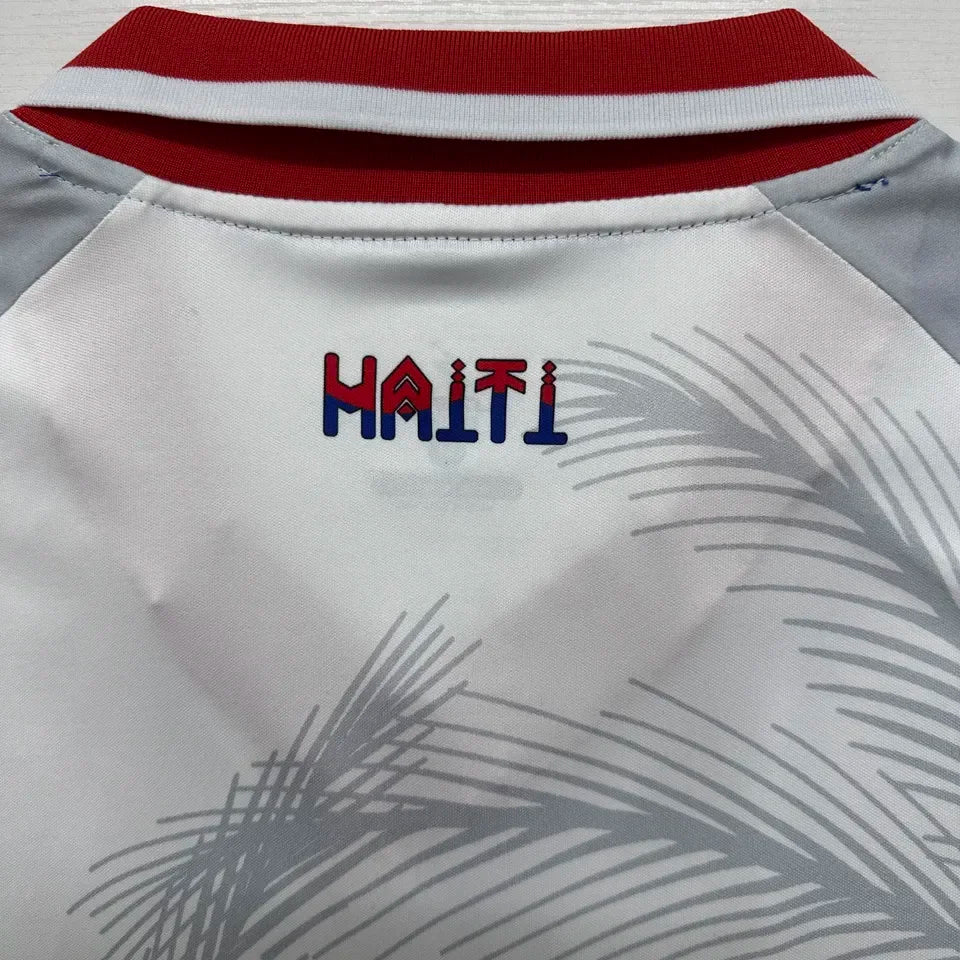 2026/27 Haiti Away White Fans Soccer Jersey 海地 Detail 4