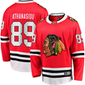 Men's Chicago Blackhawks Andreas Athanasiou #89 Red Home Breakaway Jerseys