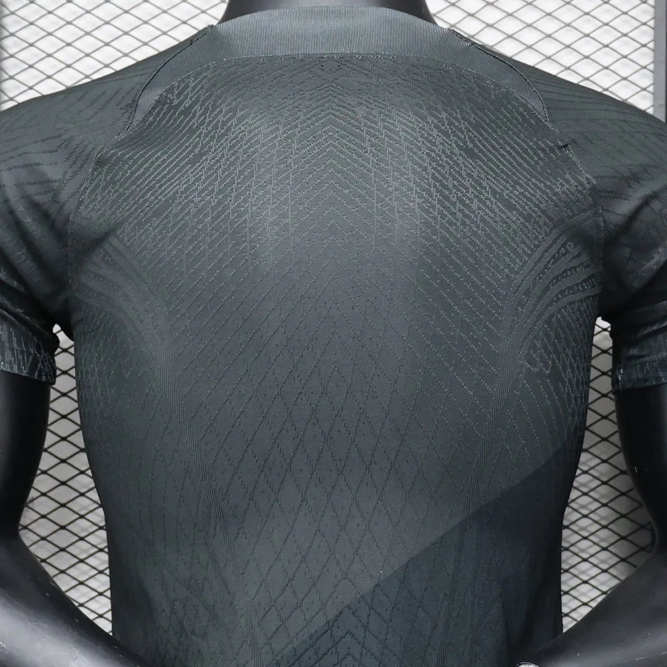 2023/24 Portugal Special Edition Black Grey Player Version Jersey Back