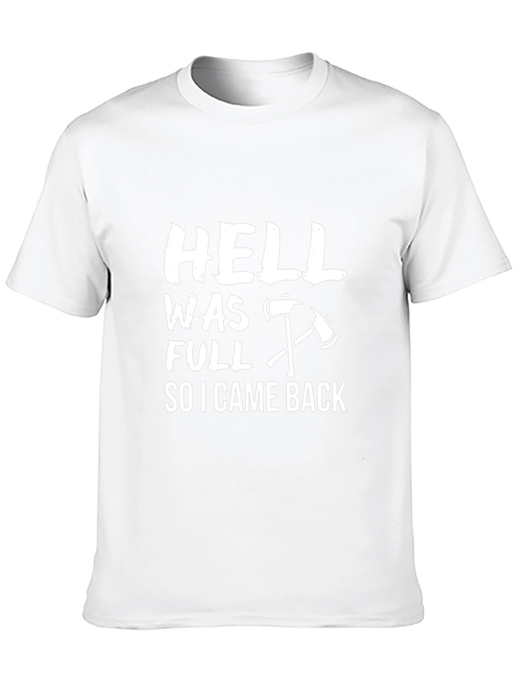 Hell Was Full Graphic Tee - Black T-Shirt