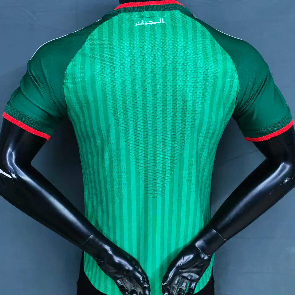 2026/27 Algeria Away Green Player Version Soccer Jersey （2 Stars 2星） Back