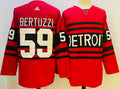 Men's Detroit Red Wings Tyler Bertuzzi #59 Red Player Jerseys