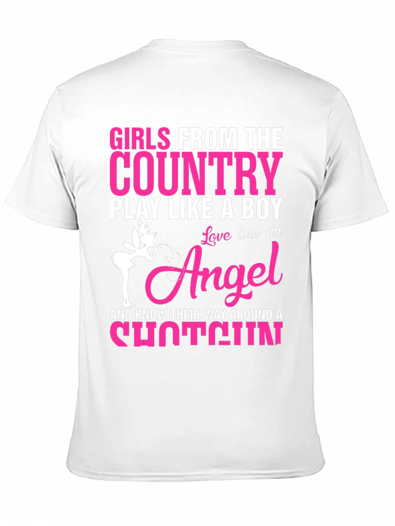Country Girls T-Shirt - Angel Shotgun Design
