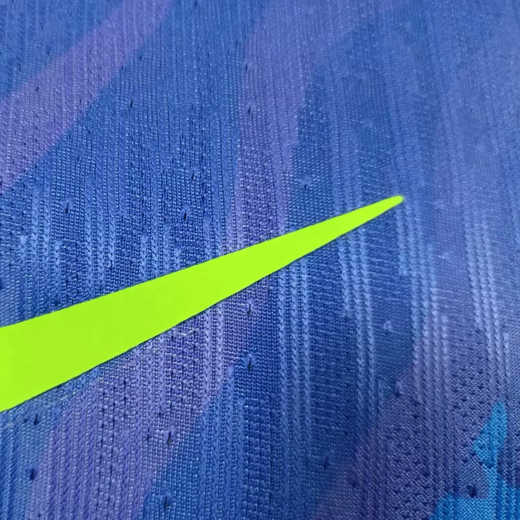 2025/26 Brazil Away Blue Player Version Jersey Detail 2
