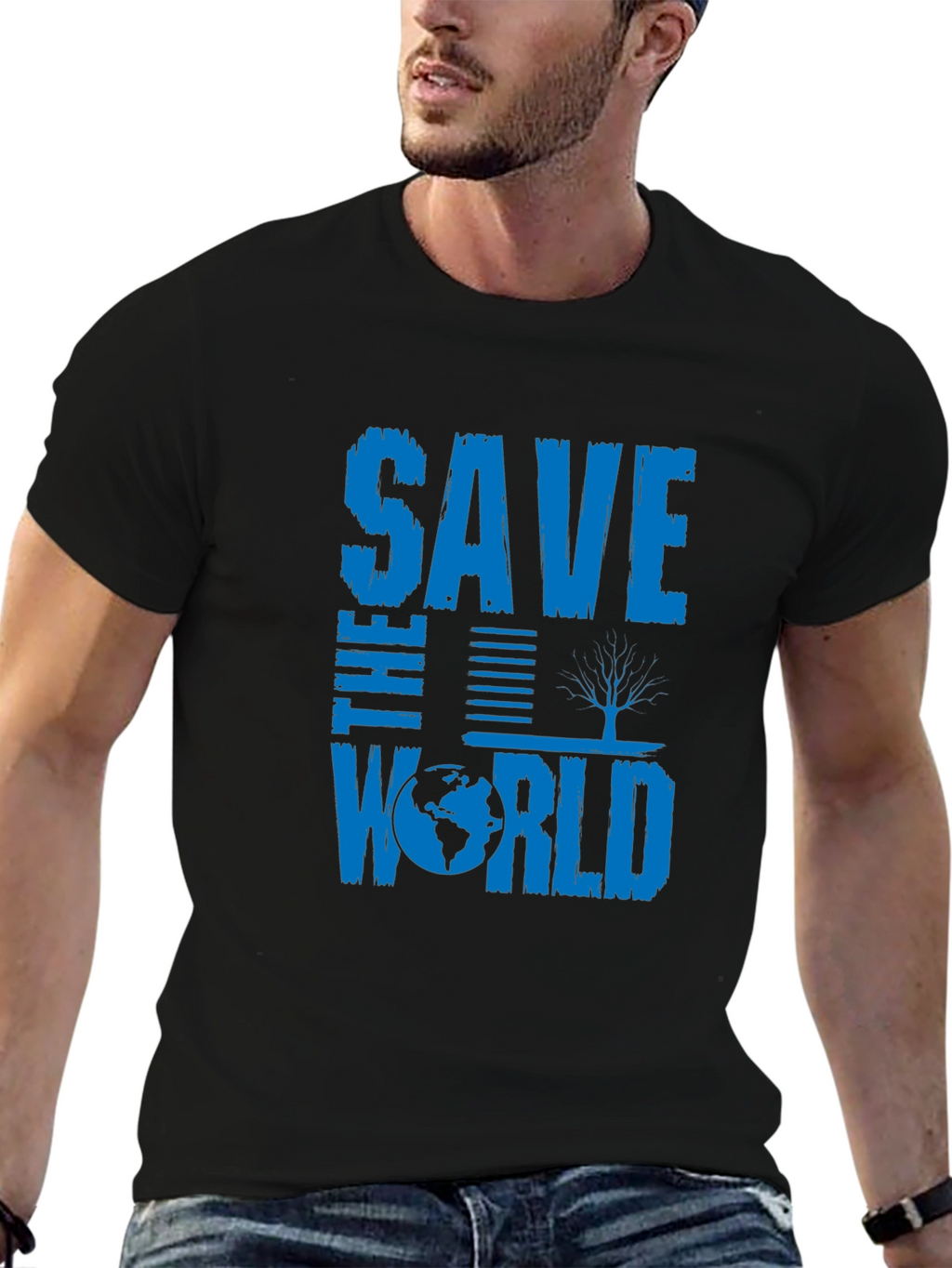 Save the World Graphic T-Shirt