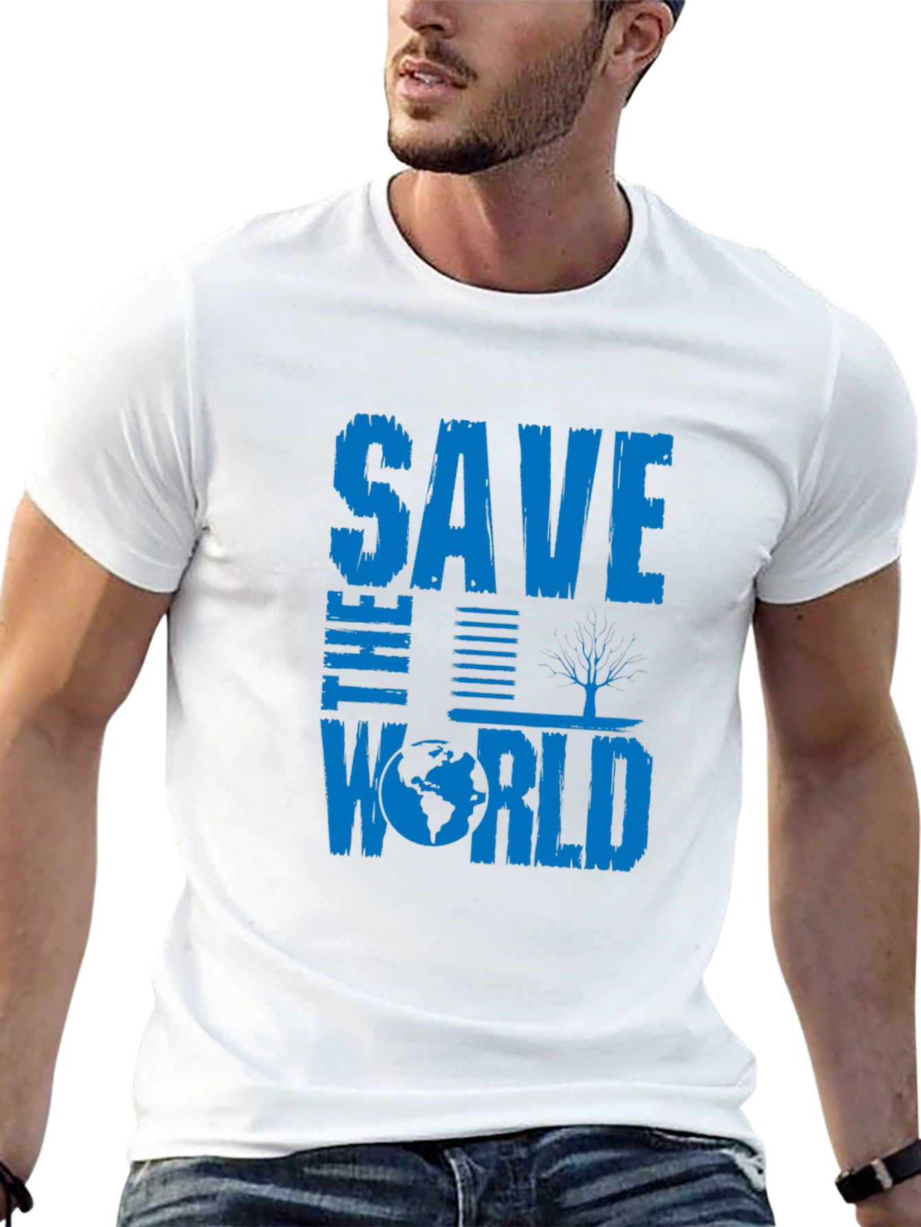 Save the World Graphic T-Shirt