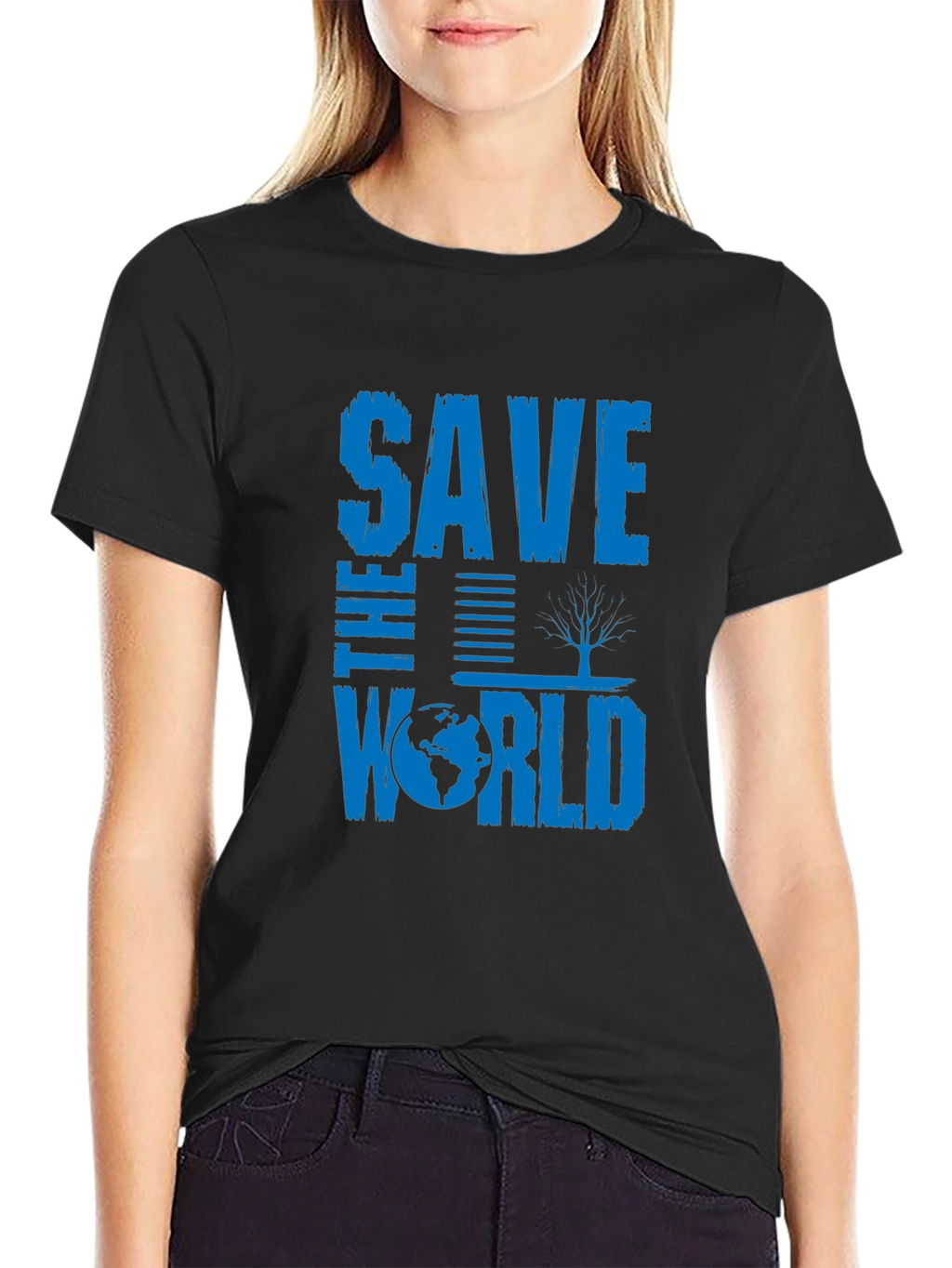 Save the World Graphic T-Shirt