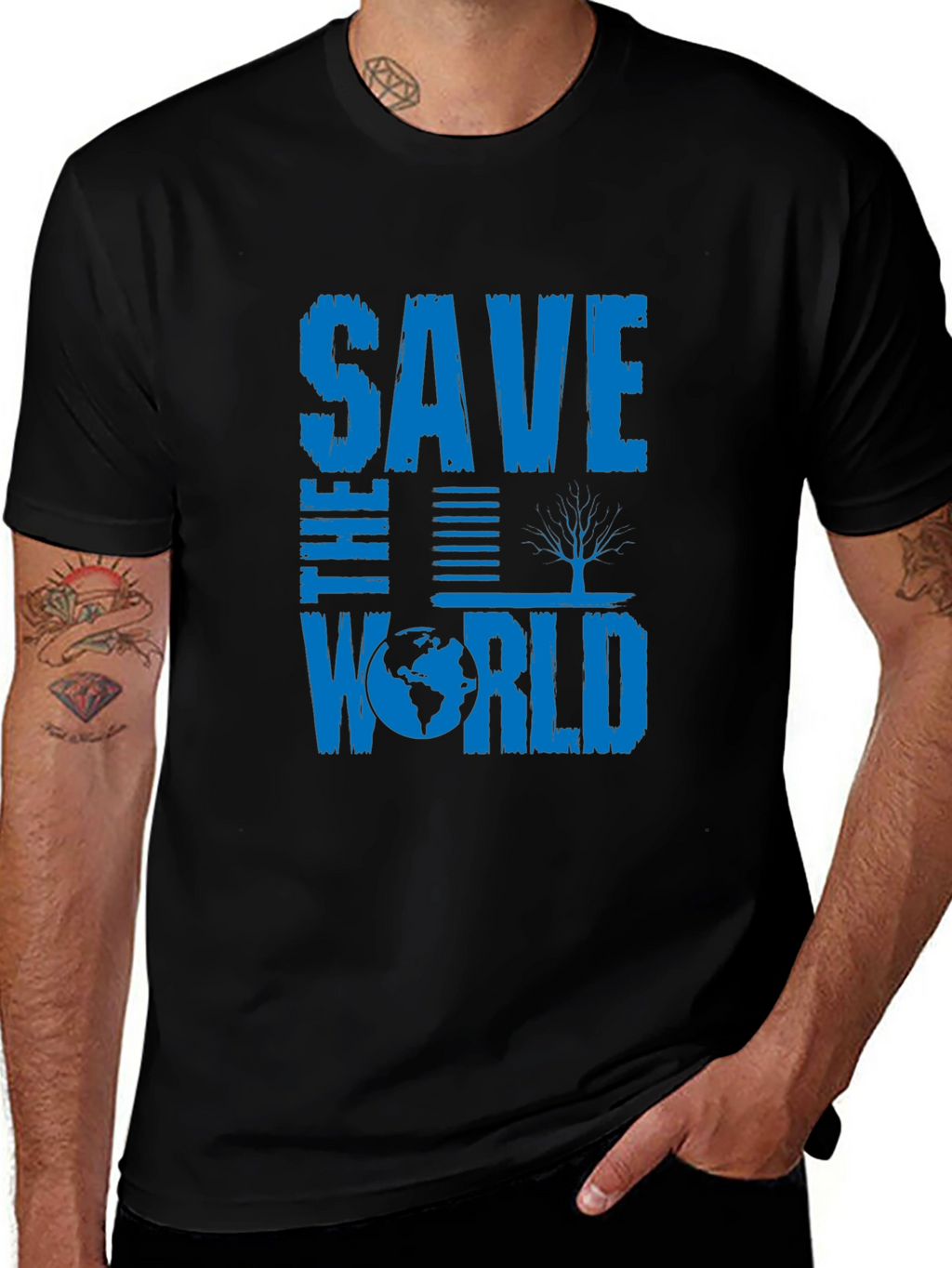 Save the World Graphic T-Shirt
